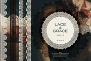 Lace & Grace Vol 2. Hand-Drawn Lace, an Object Graphic by AnMark (Thumbnail 1 of 17)