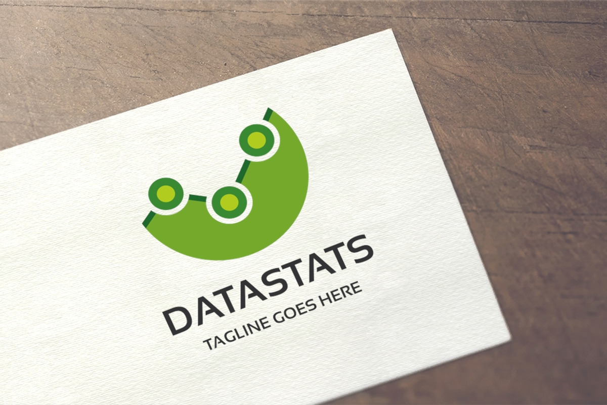 Datastats Logo, a Branding & Logo Template by Design_Planet