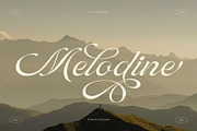 Melodine || Classy Script, a Script Font by epicatype (Thumbnail 1 of 10)