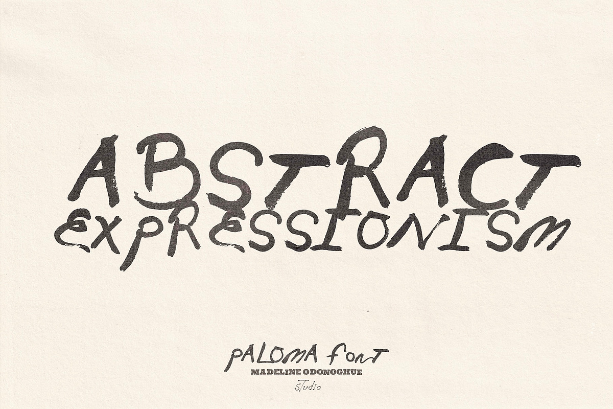 Paloma Hand Painted Font, a Handwritten Font by Madeline ODonoghue Design (Photo 7 of 9)