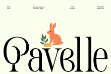 Pavelle Modern Editorial Serif Font