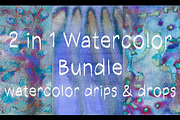 Drips + Drops 2 in 1 Bundle, a Background Graphic by Eryn Rose Design (Thumbnail 4 of 20)