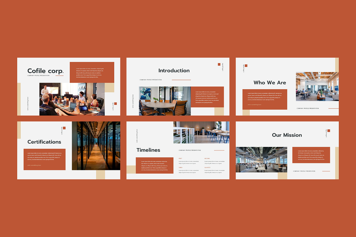 COFILE - Company Profile, a Presentation Template by Dankudraw (Photo 2 of 6)