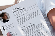 Professional resume template, a Resume Template by VictoriousVita (Thumbnail 8 of 8)