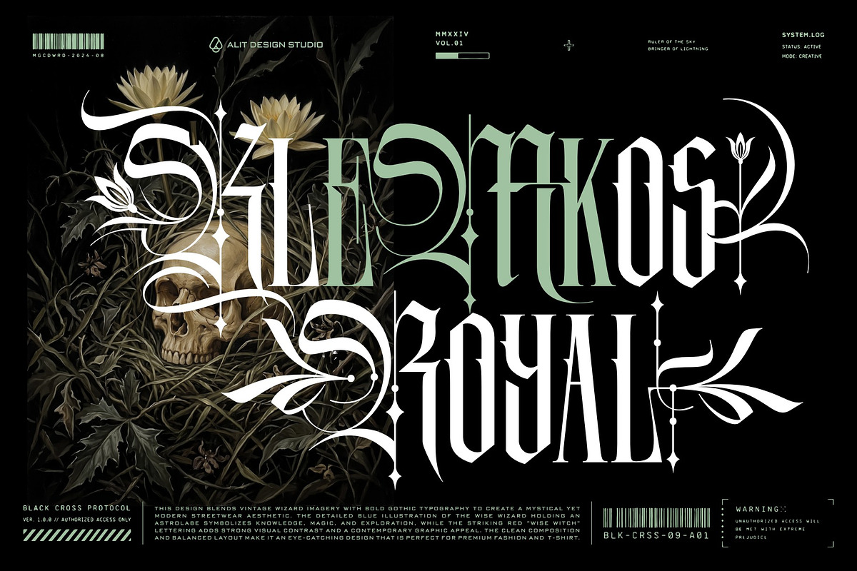 Rosella Mirakle Typeface, a Blackletter Font by alit design (Photo 4 of 20)