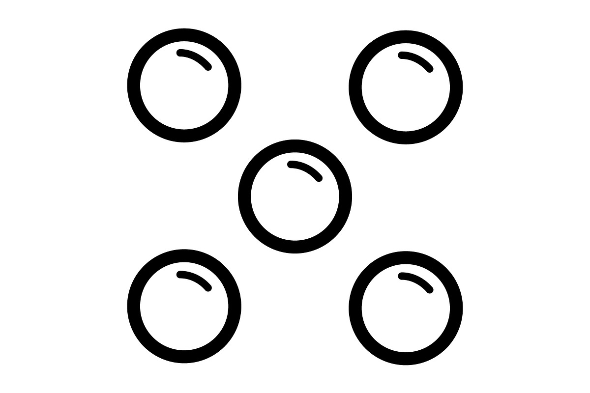 Bubble icon, an Outline Icon by Sumberpangan (Photo 4 of 5)