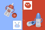 Kids Dinner Time, a Food Illustration by ApollinariaManko (Thumbnail 9 of 14)