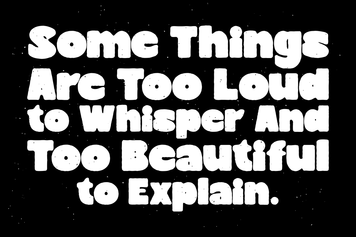 LL Cloud Pillow Bold Display Font, a Sans Serif Font by Lives And Levels (Photo 5 of 12)