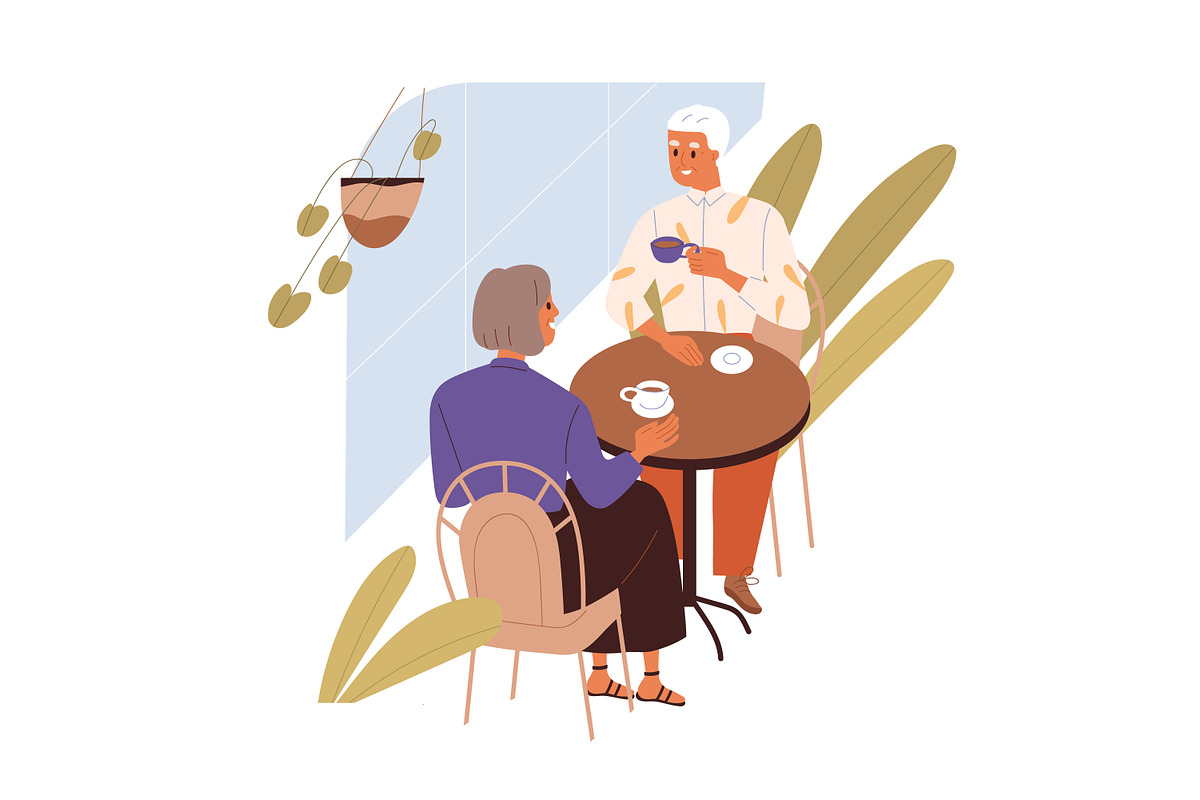 Couples on good and bad dates set, a Person Illustration by Good Studio (Photo 3 of 9)