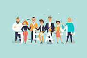Business characters, team, about us., a Person Illustration by Podis (Thumbnail 2 of 3)