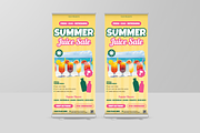 Summer Juice Sale Roll Up Banner, a Flyer Template by Annora Studio (Thumbnail 2 of 6)