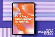 2024 Calendar | FRODE, a Stationery Template by Two Sleepy Heads Studio (Thumbnail 1 of 4)