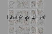 Cute Capybara Party, an Animal Illustration by Palau (Thumbnail 9 of 12)