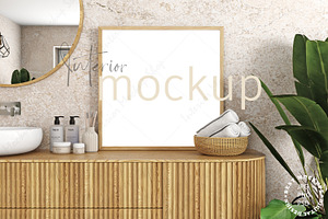 Bathroom Frame Mockup, a Product Mockup by Mockup Shop