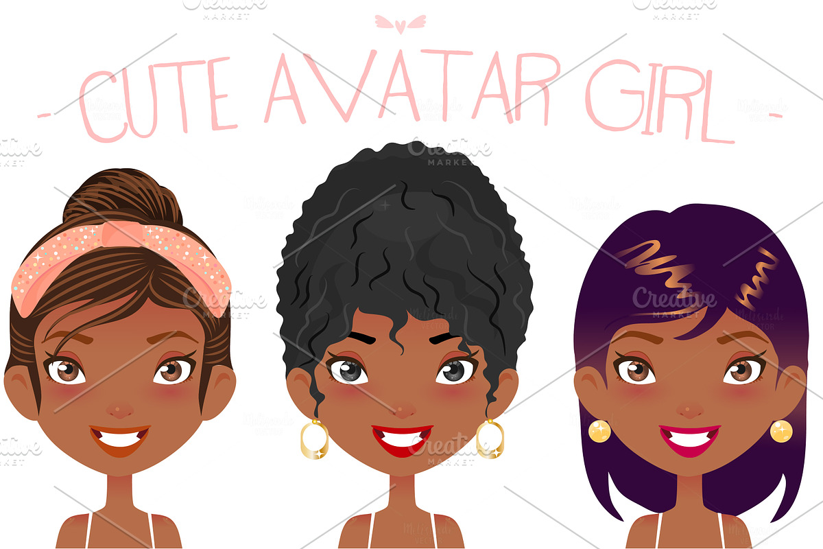 - Cute Vector Girl -, an Illustration by Melisende Vector