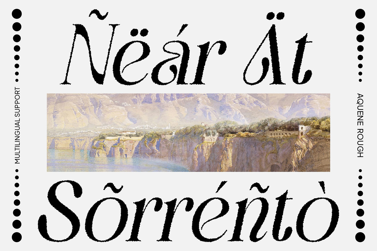 Aquene Rough, a Serif Font by Craft Supply Co. (Photo 5 of 8)