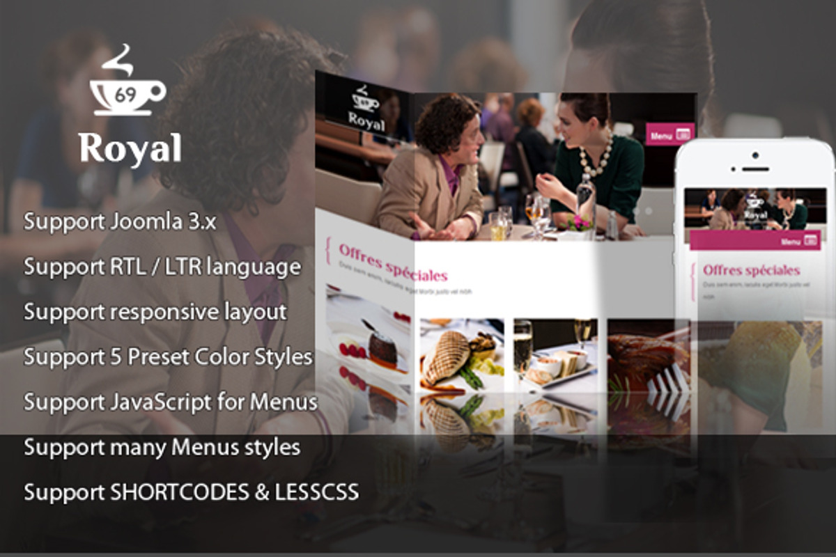 SJ Royal -Restaurant, hotel template, a Websites & App Template by YouTech (Photo 1 of 5)