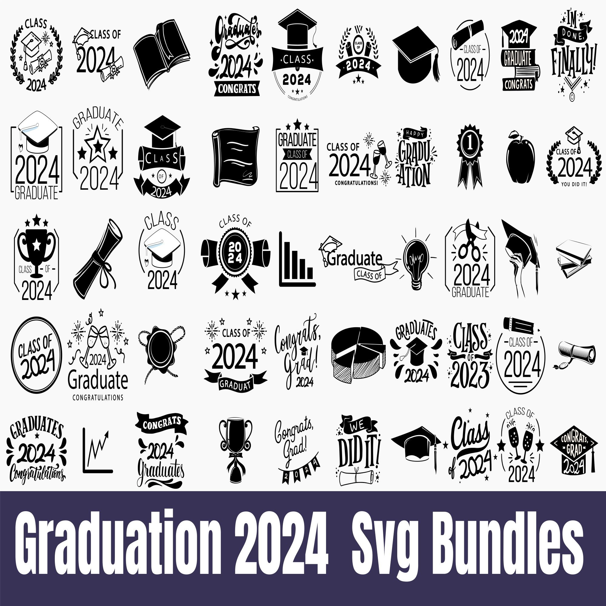 Graduation SVG Bundle, Graduate SVG