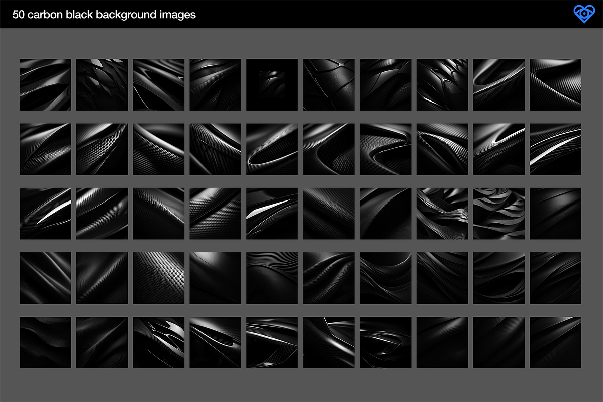 Carbon - 50 Black & White Textures, a Background Graphic by ikono.me (Photo 6 of 6)