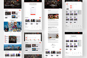 Delta News - Website uikit for news, an UI Kit Template by Minialis (Thumbnail 6 of 6)