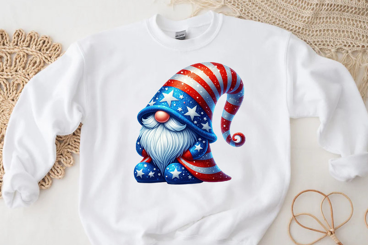 Patriotic Gnome Clipart Independence, an Illustration by Designworld (Photo 3 of 7)