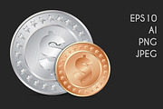 40 coins collection, a Solid Icon by Iryna Denysova (Thumbnail 4 of 6)