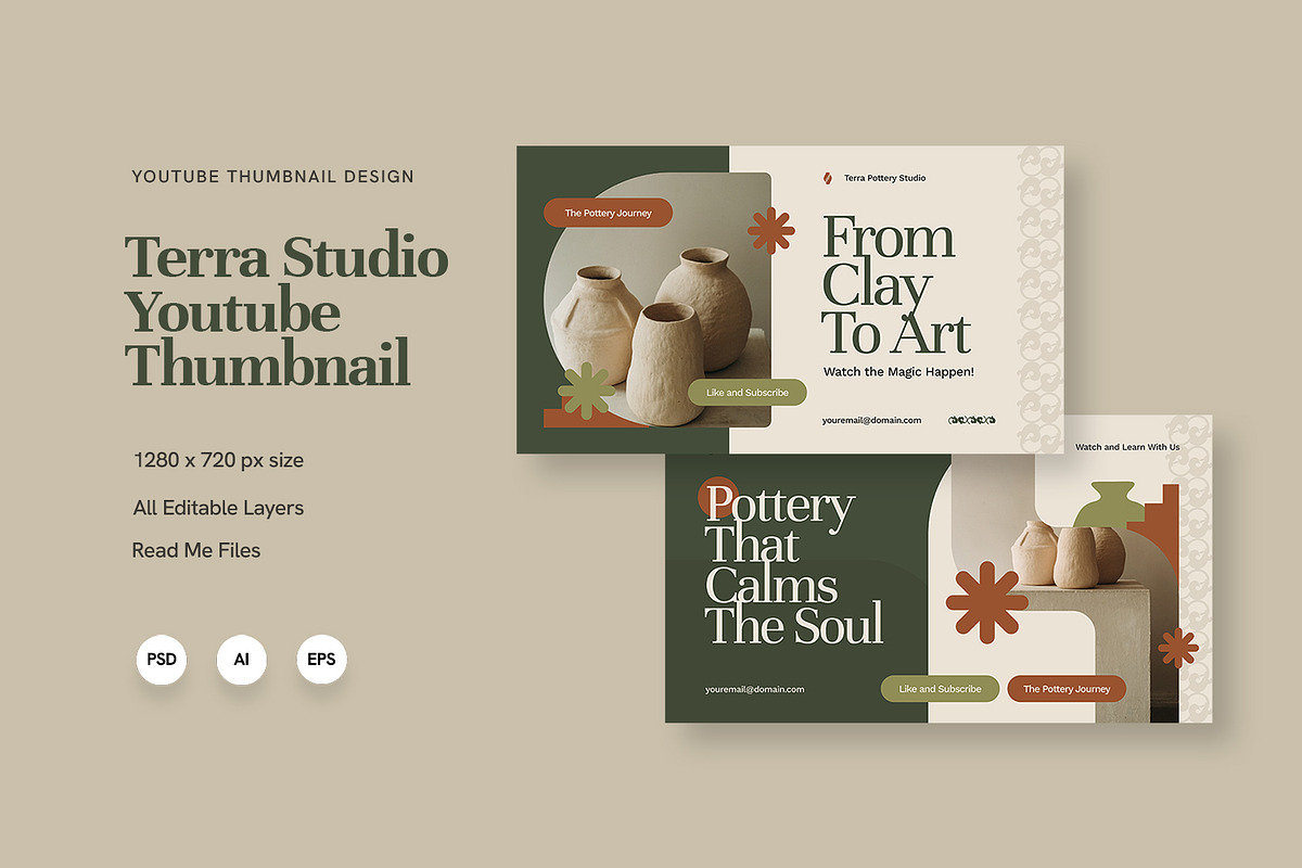 Terra Studio - Youtube Thumbnail, a Social Media Template by Fannan Studio (Photo 3 of 3)