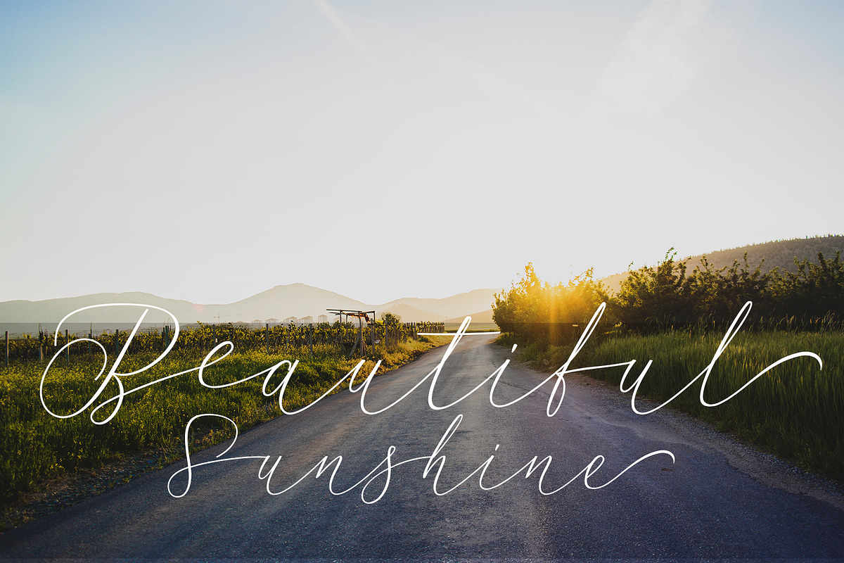 Sentosa, a Script Font by PollemSt (Photo 8 of 12)