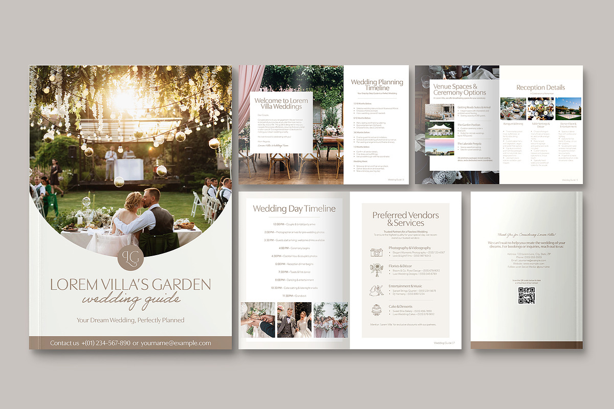 Wedding Guide Template, a Brochure Template by BrandPacks (Photo 4 of 4)