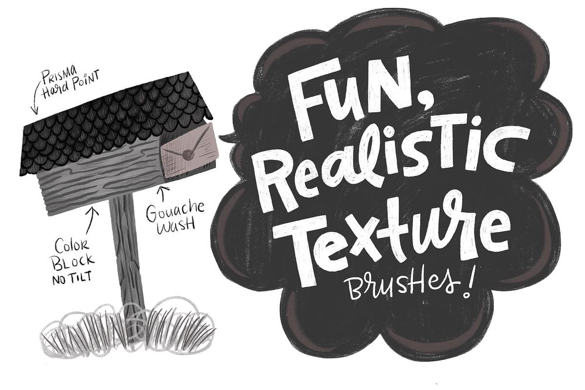 Storybook Brushes for Procreate, a Brush Add-On by studio.pancz (Photo 4 of 6)