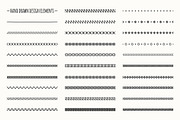 Line Doodle Brushes. Hand Borders., an Illustration by Krolja (Thumbnail 2 of 4)