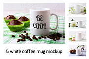SALE! Coffee mug mockup bundle, a Cups & Container Mockup by TasiPas (Thumbnail 2 of 6)