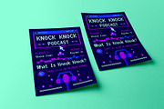 Pixel Blue Podcast Flyer, a Flyer Template by herutage (Thumbnail 4 of 4)