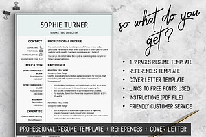 Professional RESUME Template A4 & US