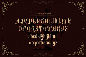 The Warlock Victorian Display Font