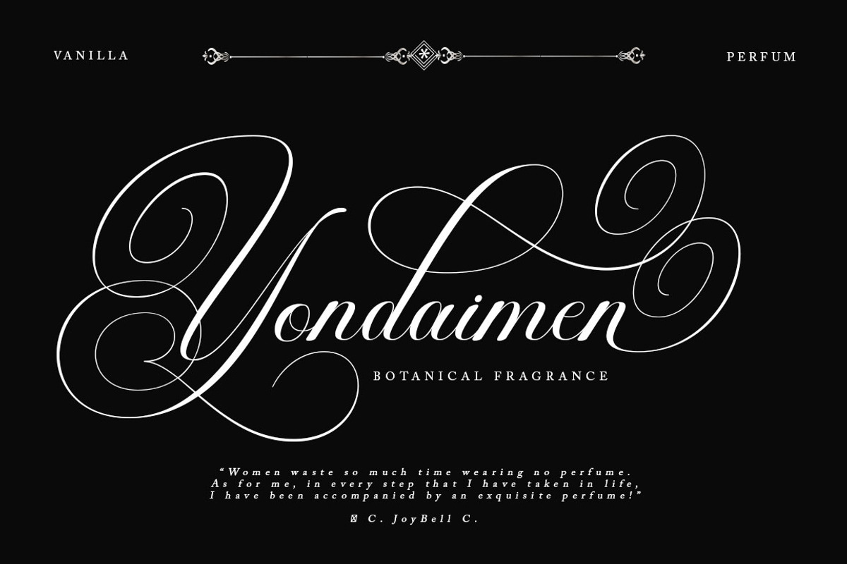Brilliani Script Pro, a Script Font by Has_rizal (Photo 3 of 14)