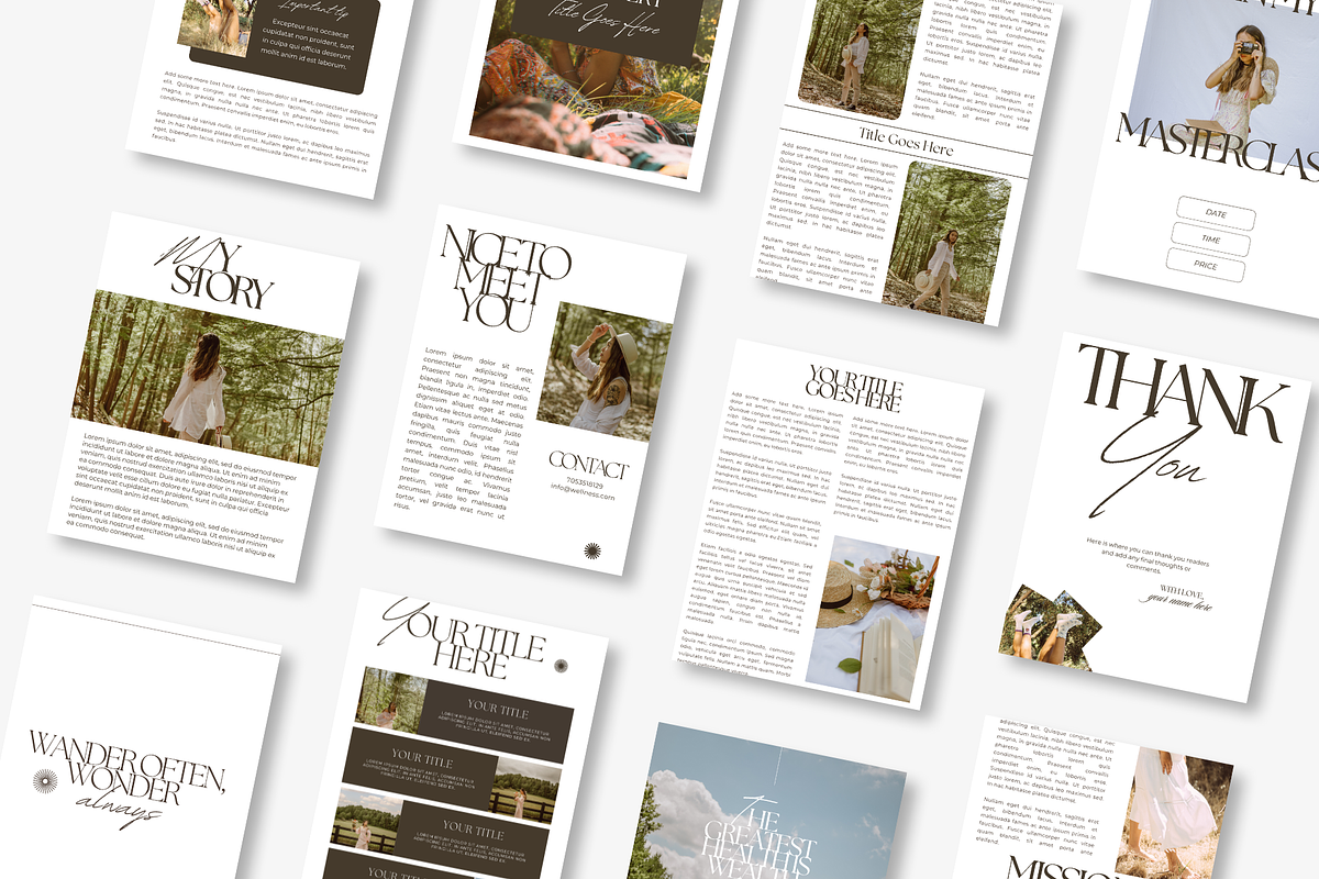 Health & Wellness Ebook Template, a Marketing Template by digitaldispositions (Photo 3 of 8)