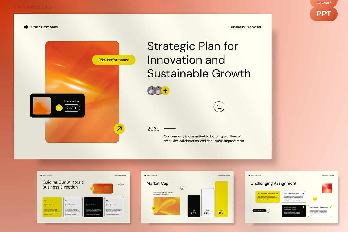 Strategic Business Proposal, a Presentation Template by FIBRINOSÄ (Photo 2 of 7)