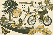 Oregon Campout: Patterns + Graphics, a Pattern Graphic by Bruised Goods (Thumbnail 20 of 21)