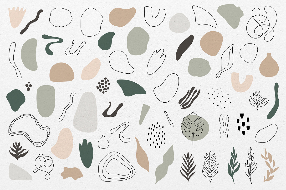 Organic Abstract shapes #2, an Object Graphic by SwitzerShop (Photo 2 of 5)