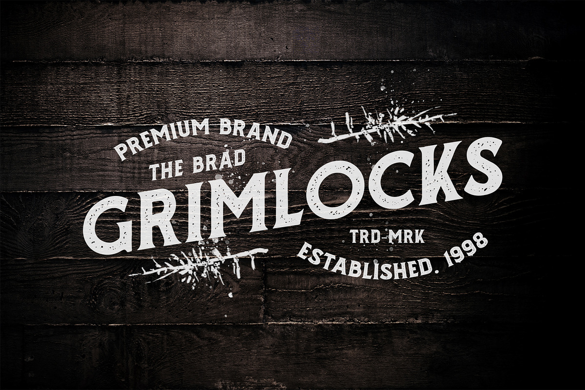 Gladius Vintage Display Typeface, a Sans Serif Font by edukka (Photo 5 of 8)