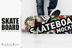 Skateboard Mockup #40
