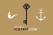 ICOTRIP - Monsieur Vintage Icons., an Object Graphic by David is Creative (Thumbnail 3 of 3)