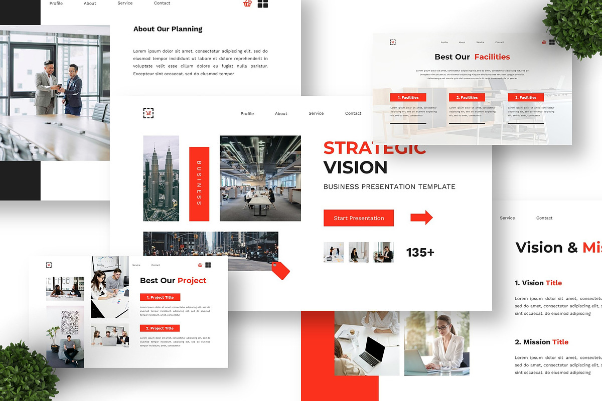 Strategic Vision - Business GSL, a Presentation Template by Deepslide Studio (Photo 2 of 6)