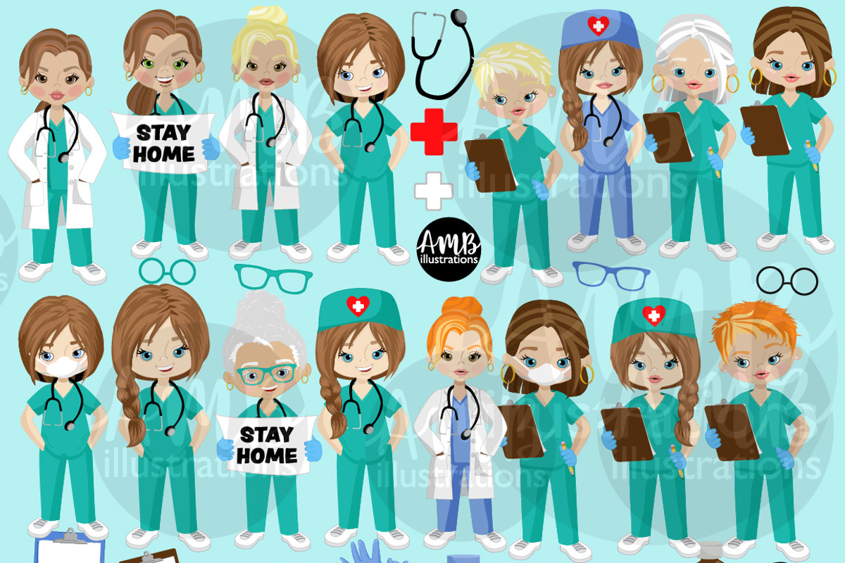 Paramedic Clipart AMB-2806, an Illustration by AMBillustrations (Photo 4 of 5)