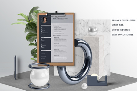 Resume/CV Template | Gabrielle Cooke