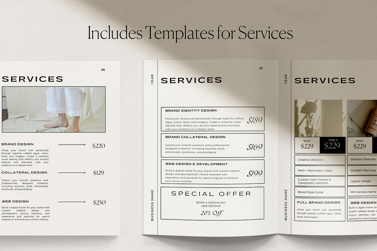 Branding Services & Pricing Guide, a Branding & Logo Template by HelloKarla (Photo 4 of 8)
