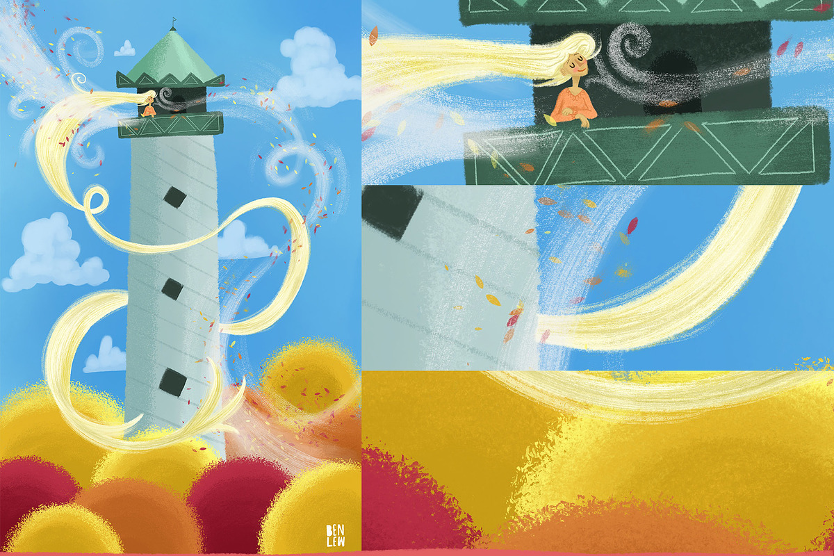 Storybook Illustrator for Procreate, a Brush Add-On by Ben Lew Illustration (Photo 4 of 11)