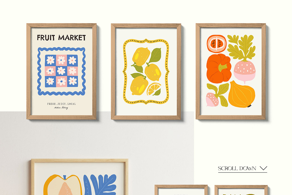 Healthy Food | Wall Art Collection, an Object Graphic by Leleka.Store (Photo 8 of 20)