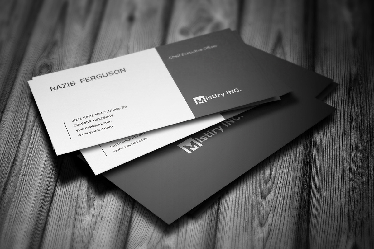 Business Card with MS Word, a Business Card Template by Rongmistiry (Photo 4 of 5)